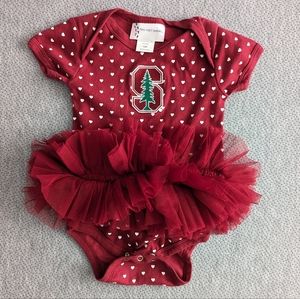 3/$30 Stanford Cardinal tutu onesie